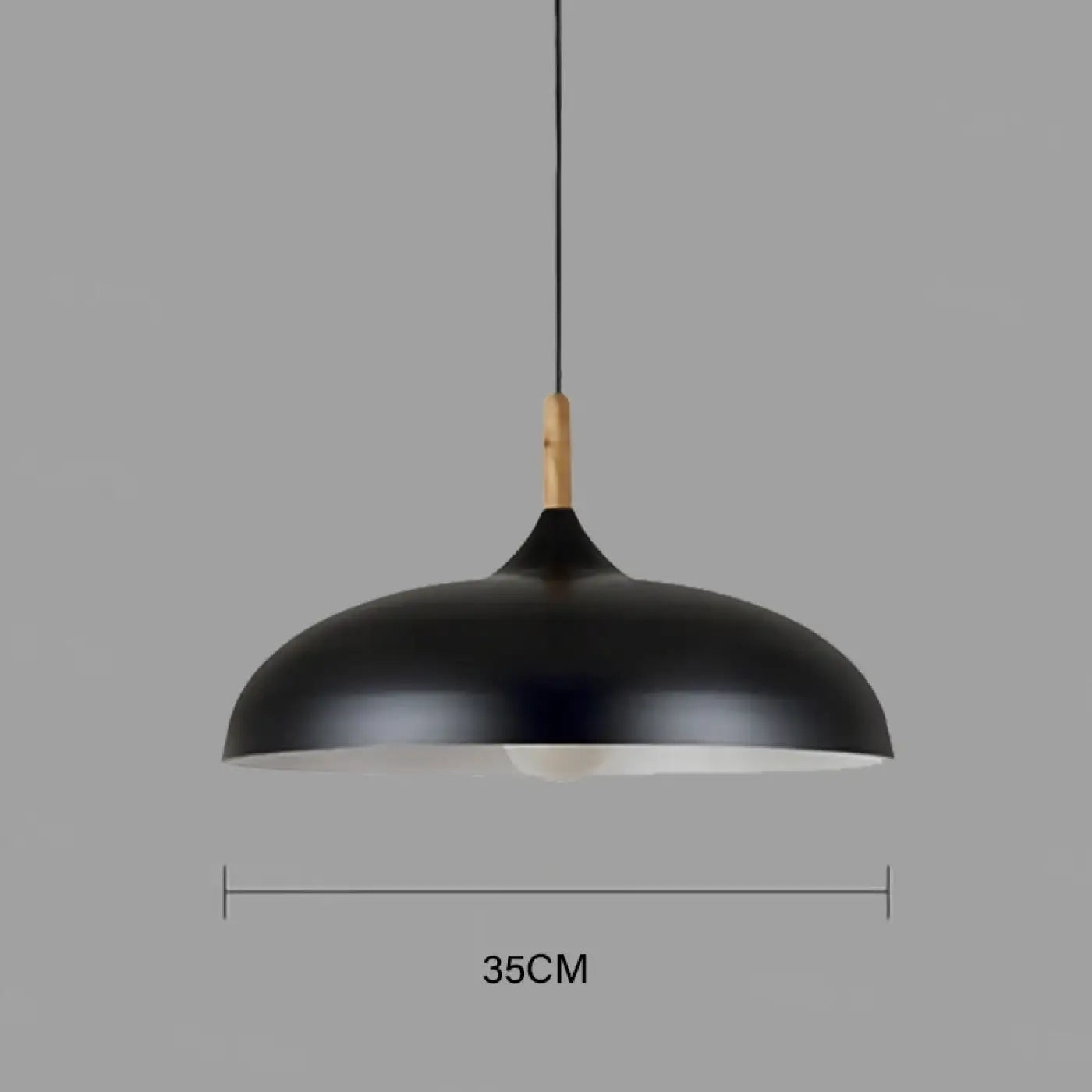 Suspension luminaire salon salle a manger bois arrondie