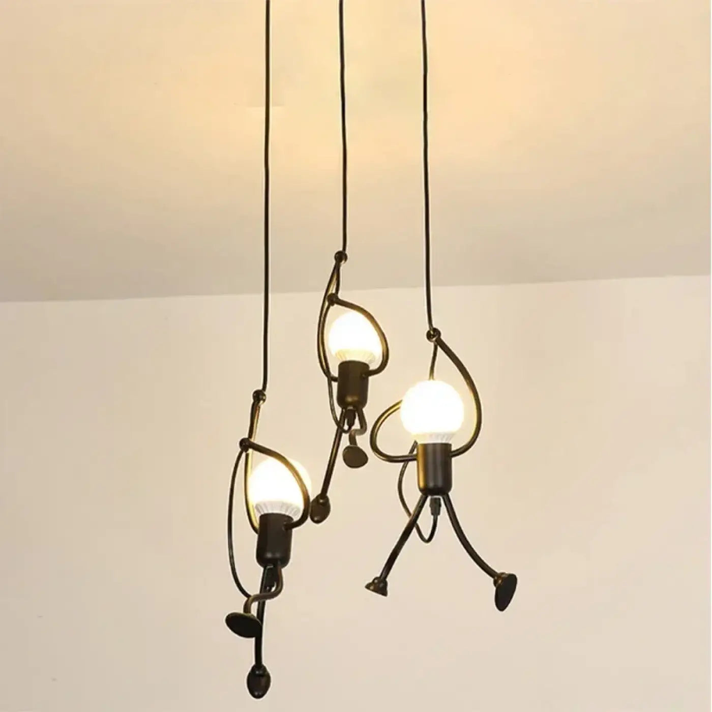 Suspension luminaire salon salle a manger design metal