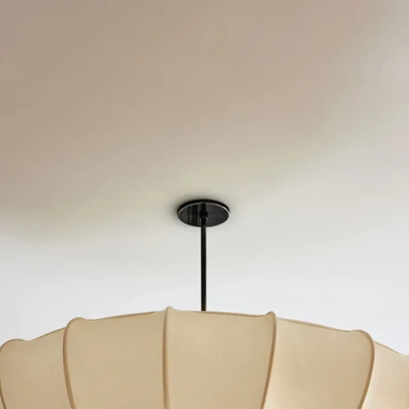 Suspension luminaire salon salle a manger parapluie blanc
