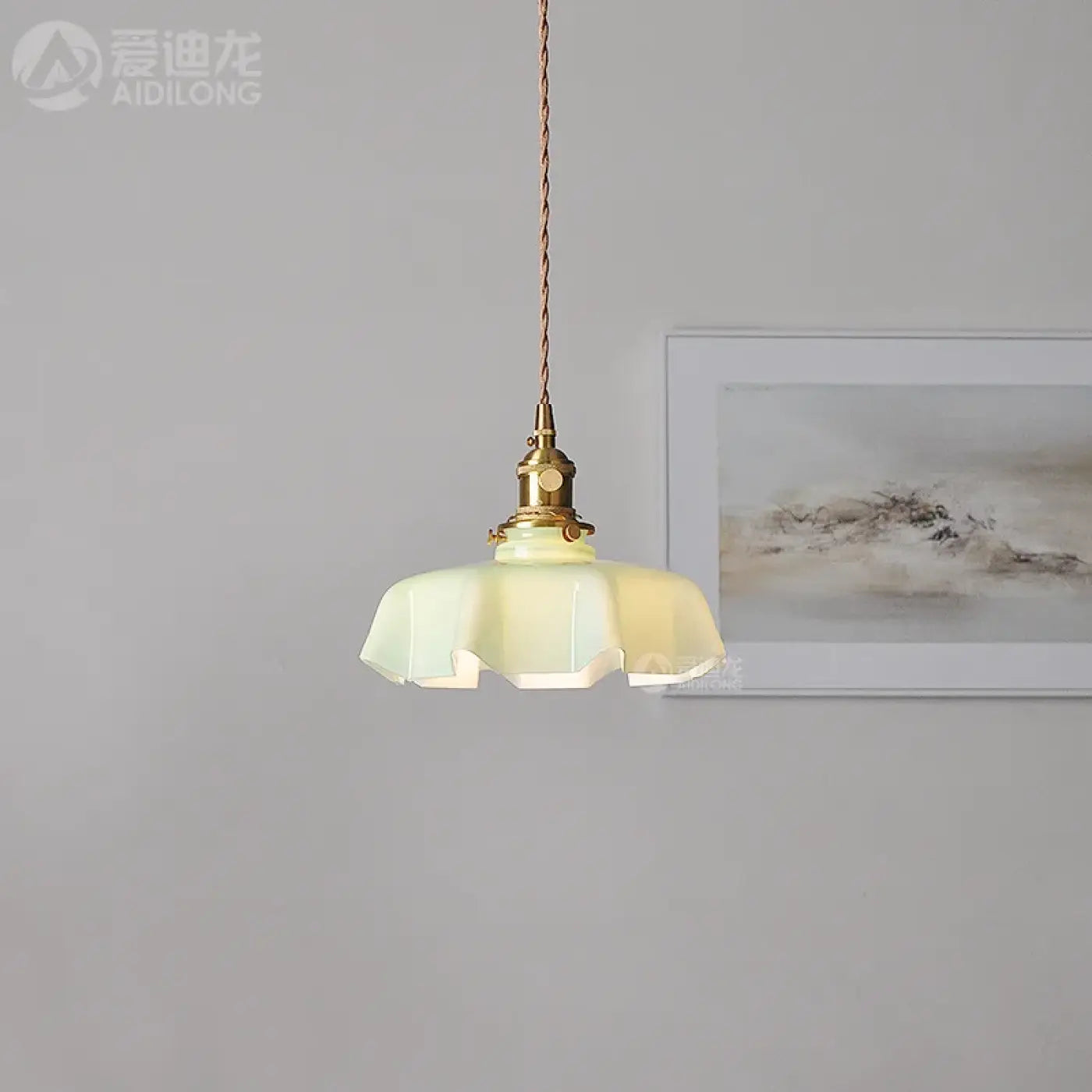 Suspension luminaire salon salle a manger verre retro